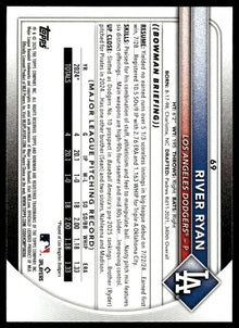 2025 Bowman - River Ryan - Baseball #69