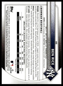 2025 Bowman - Ben Rice - Baseball #85
