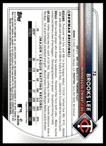 2025 Bowman - Brooks Lee - Baseball #72