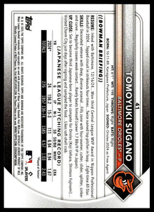 2025 Bowman - Tomoyuki Sugano - Baseball #41