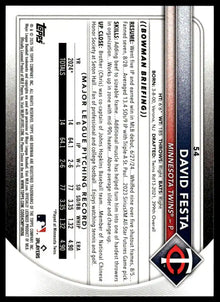 2025 Bowman - David Festa - Baseball #54