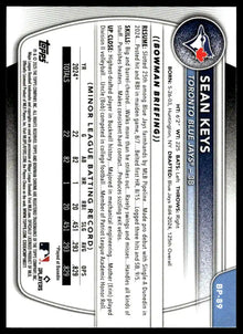 2025 Bowman - Sean Keys Prospects - Baseball #BP-89