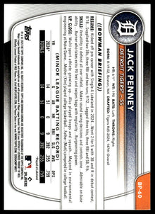 2025 Bowman - Jack Penney Prospects - Baseball #BP-60