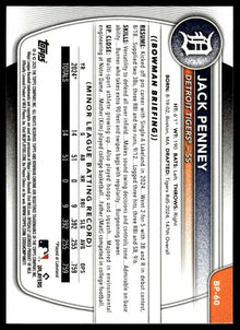 2025 Bowman - Jack Penney Prospects - Baseball #BP-60