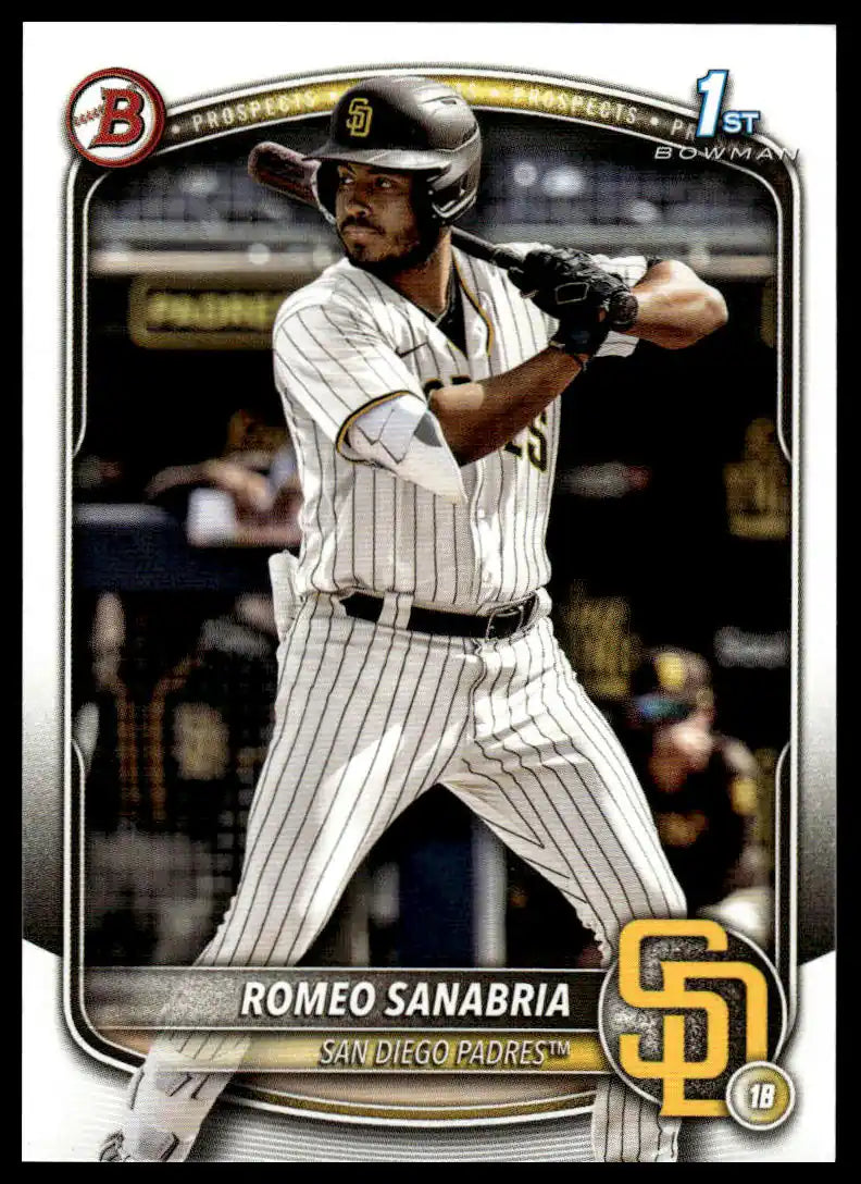 2025 Bowman - Romeo Sanabria Prospects - Baseball #BP-3