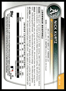 2025 Bowman - Nick Kurtz Prospects - Baseball #BP-114