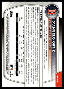 2025 Bowman - D'Angelo Ortiz Prospects - Baseball #BP-61