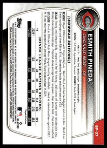 2025 Bowman - Esmith Pineda Prospects - Baseball #BP-37
