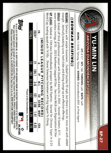 2025 Bowman - Yu-Min Lin Prospects - Baseball #BP-27