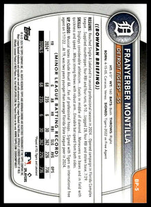 2025 Bowman - Franyerber Montilla Prospects - Baseball #BP-5
