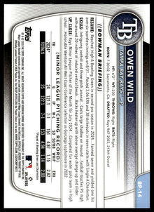 2025 Bowman - Owen Wild Prospects - Baseball #BP-14
