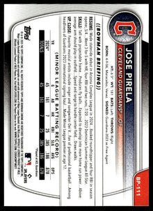 2025 Bowman - Jose Pirela Prospects - Baseball #BP-111