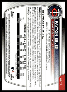 2025 Bowman - Payton Eeles Prospects - Baseball #BP-78