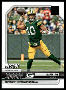 2025 Donruss - Jordan Love Best of Instant - Football #INS-JLE