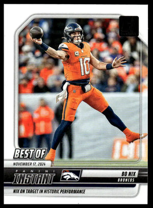2025 Donruss - Bo Nix Best of Instant - Football #INS-BNX