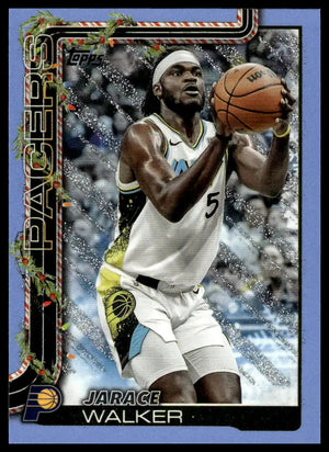 2025-26 Topps Holiday - Jarace Walker Light Blue Glitter - Basketball #H41