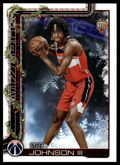 2025-26 Topps Holiday - Tre Johnson III - Basketball #H166