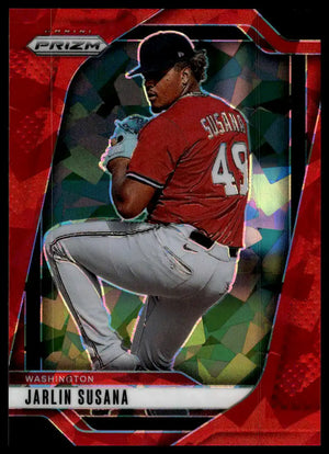 2025 Panini Prizm - Jarlin Susana Red Ice Prizms - Baseball #272