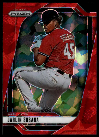2025 Panini Prizm - Jarlin Susana Red Ice Prizms - Baseball #272