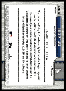2026 Topps - Dodgers Duo - Baseball #265