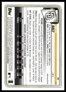 2020 Bowman - Michel Baez - Baseball #42