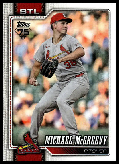 2026 Topps - Michael McGreevy - Baseball #161
