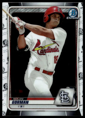 2020 Bowman - Nolan Gorman Chrome Prospects - Baseball #BCP-66