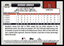 2026 Topps - Brendan Donovan - Baseball #26