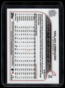 2022 Topps Chrome Sonic - Nolan Arenado - Baseball #74