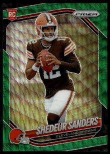 2025 Panini Prizm - Shedeur Sanders Green Wave - Football #302