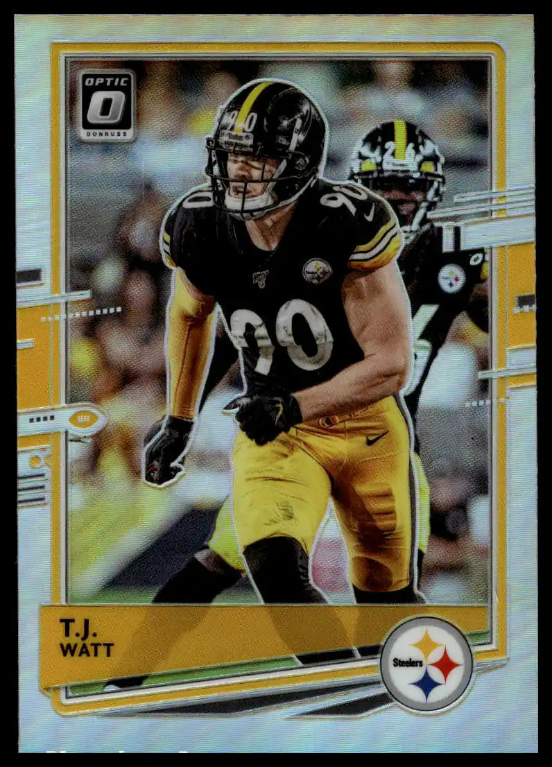 2020 Donruss Optic - T.J. Watt Holo - Football #85