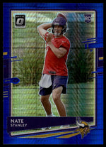 
2020 Donruss Optic - Nate Stanley Blue Hyper - Football