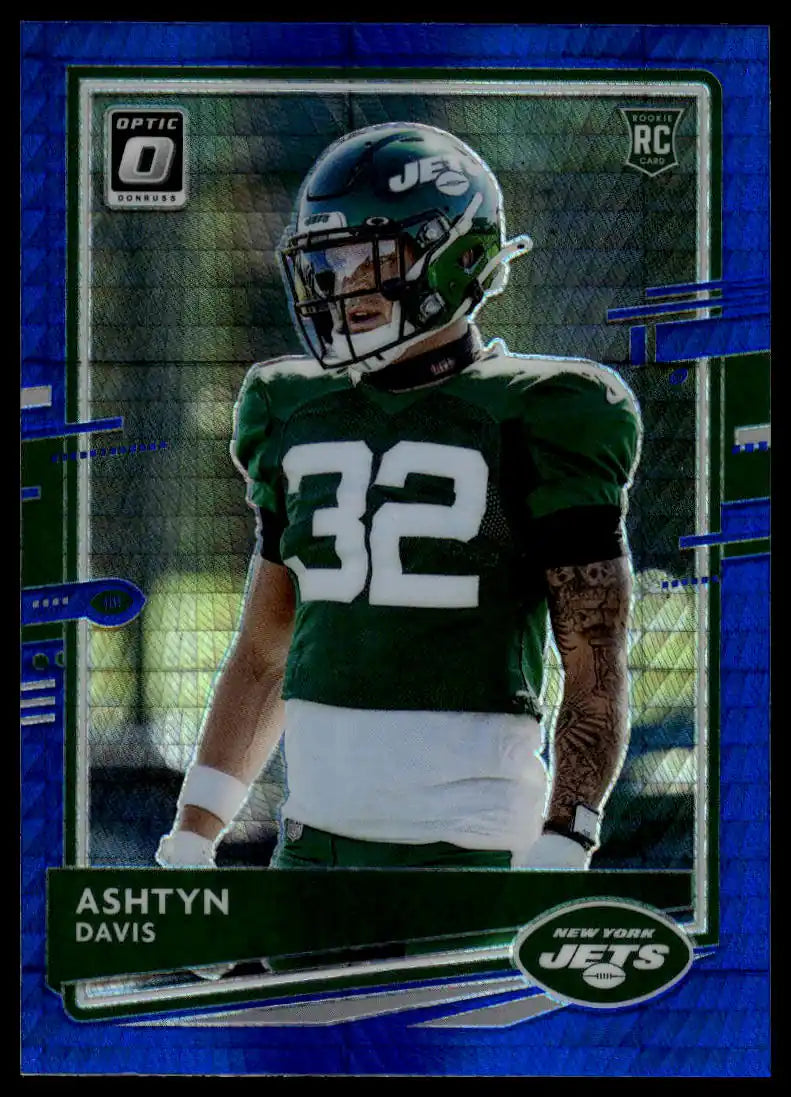 2020 Donruss Optic - Ashtyn Davis Blue Hyper - Football #145