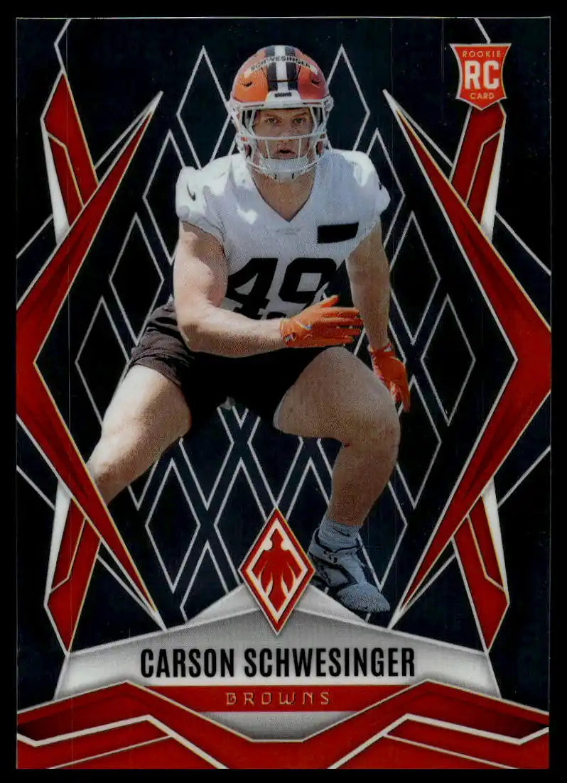 2025 Panini Phoenix - Carson Schwesinger - Football #201