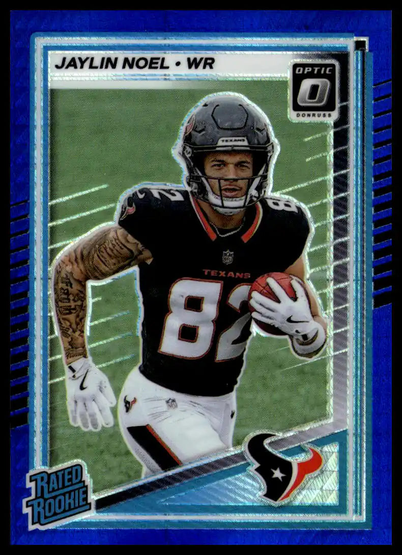 2025 Donruss Optic - Jaylin Noel Blue Hyper - Football #241