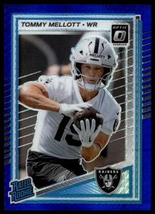 2025 Donruss Optic - Tommy Mellott Blue Hyper - Football #299