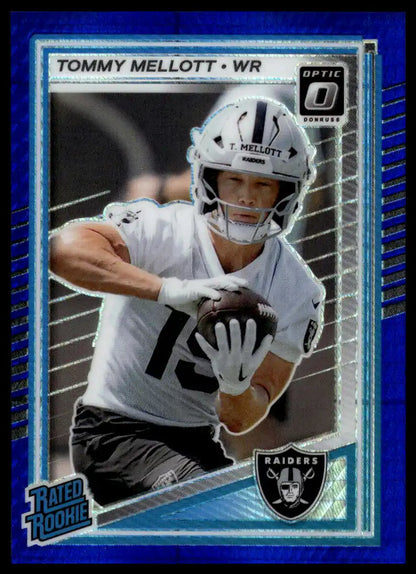 2025 Donruss Optic - Tommy Mellott Blue Hyper - Football #299