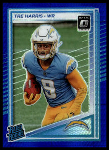 2025 Donruss Optic - Tre Harris Blue Hyper - Football #229