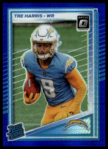 2025 Donruss Optic - Tre Harris Blue Hyper - Football #229