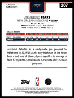 
2025-26 Topps - Jeremiah Fears - Basketball