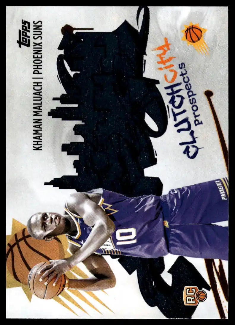 2025-26 Topps - Khaman Maluach Clutch City Prospects - Basketball #CC-10