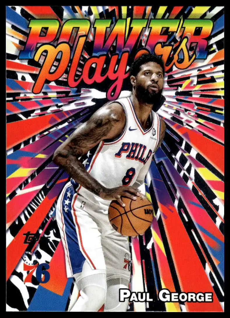 2025-26 Topps - Paul George Power Players - Basketball #PP-11