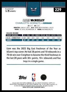 2025-26 Topps - Liam McNeeley - Basketball #229