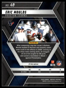 2025 Panini Mosaic - Eric Moulds Mosaic Green - Football #40