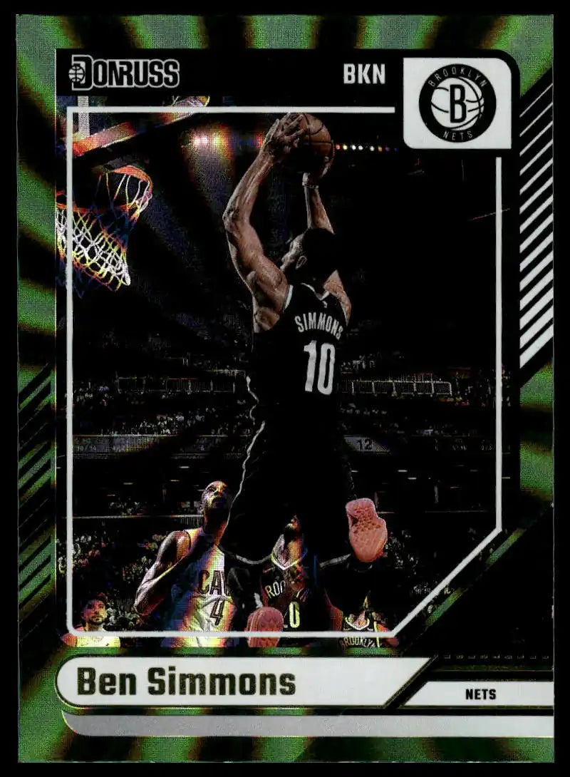 2024-25 Donruss - Ben Simmons Holo Green Laser - Basketball #111