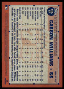 2026 Topps - Carson Williams Topps 35th Anniversary Chrome - Baseball #91C-87