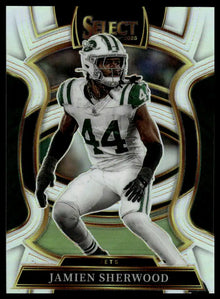 2025 Panini Select - Jamien Sherwood Silver Prizm - Football #77