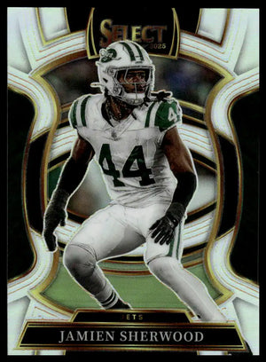 2025 Panini Select - Jamien Sherwood Silver Prizm - Football #77