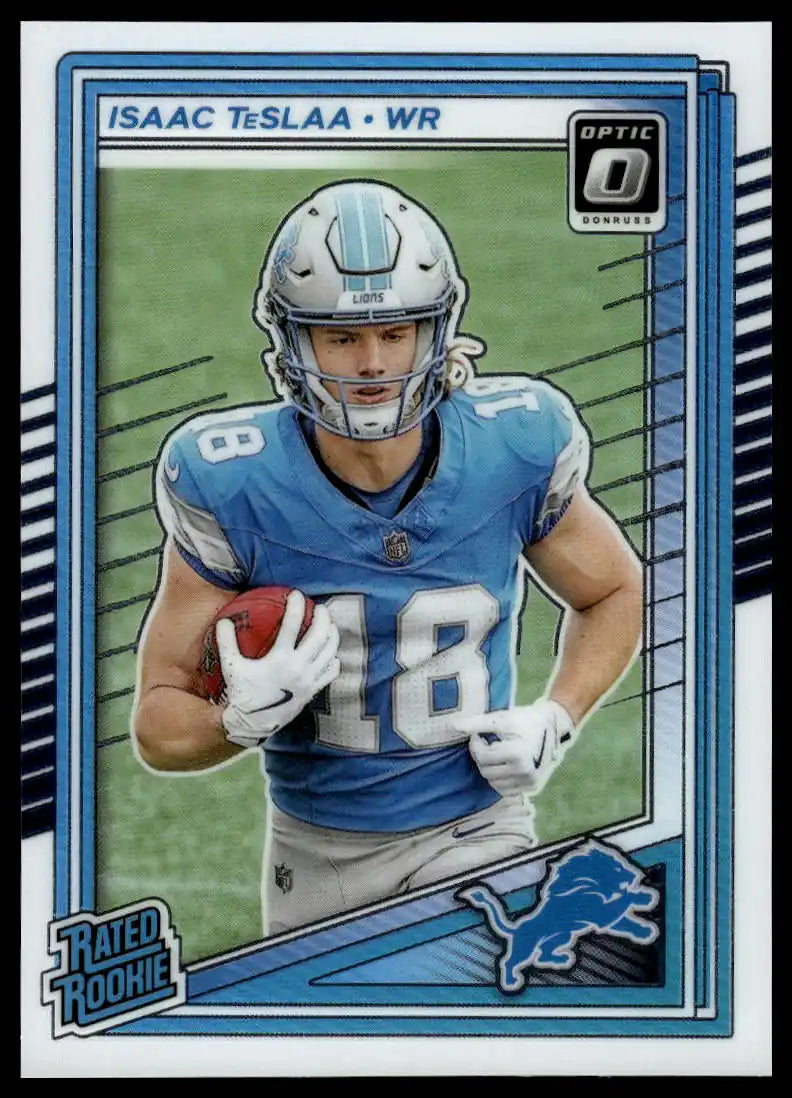 2025 Donruss Optic - Isaac TeSlaa - Football #219