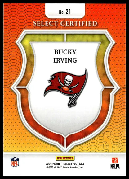 2024 Panini Select - Bucky Irving Select Certified Rookies - Football #21